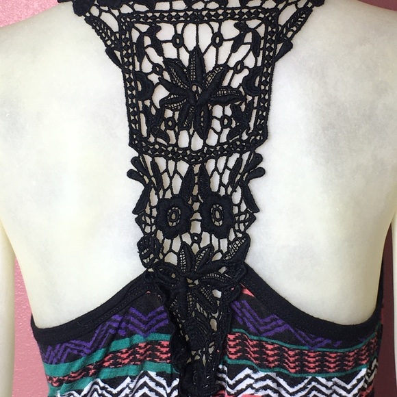 Aztec print Lace back. Racer back - Picture 4 of 6